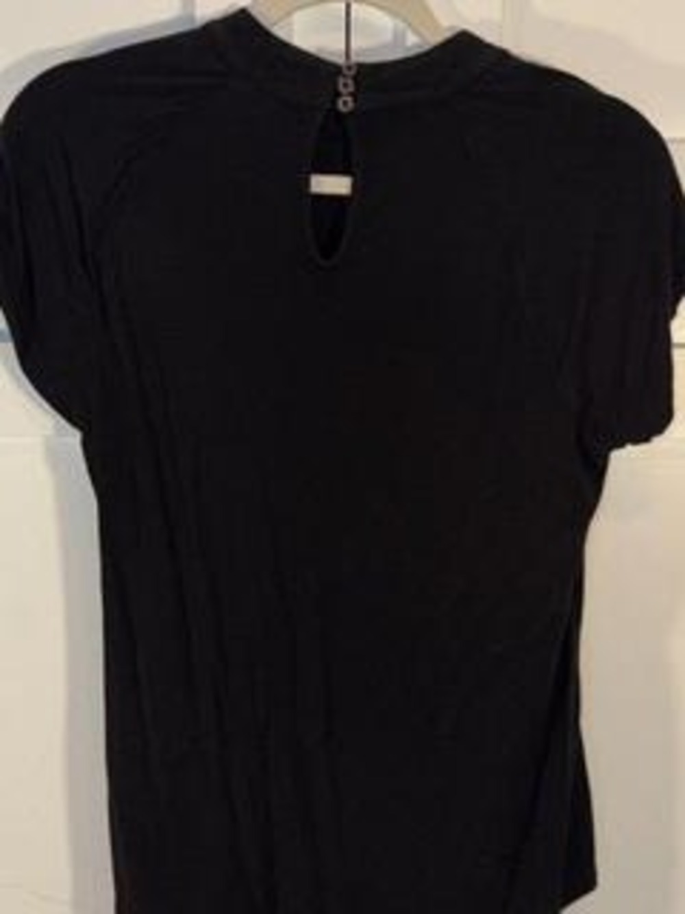 Carmen Marc Valvo Women's Keyhole Top L - Picture 2 of 7
